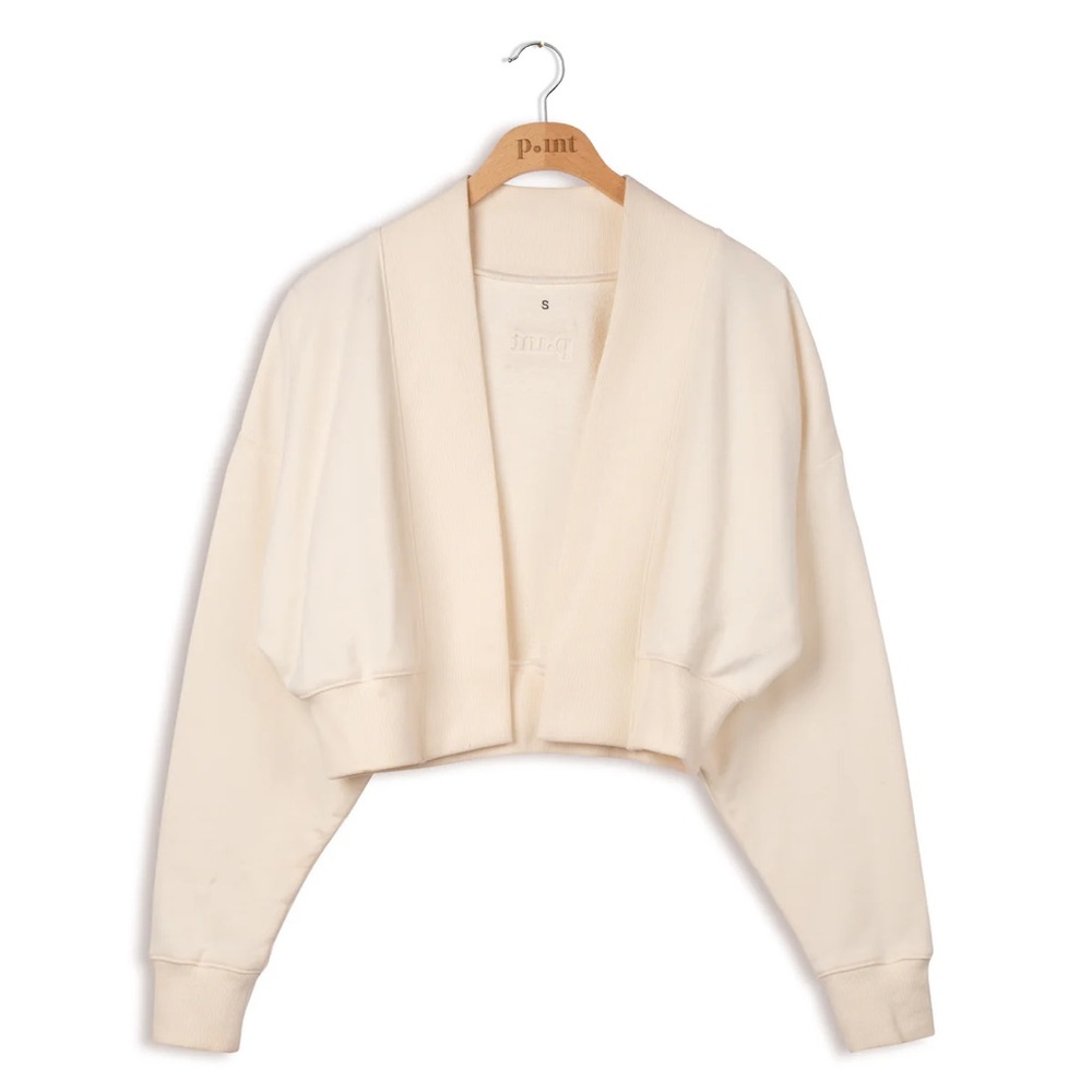 Point Sweats Bomber Cream
